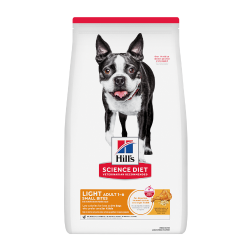 Hill's Science Diet Adult 1-6 Light Small Bites With Chicken Meal & Barley Dry Dog Food