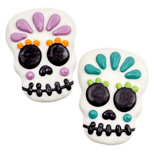 Bosco & Roxy Halloween Sugar Skulls Dog Cookie Treat, Assorted