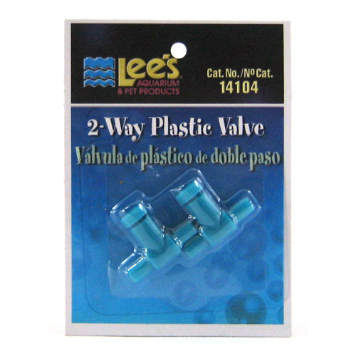 Lee's Aquarium 2-Way Valve 2 pk