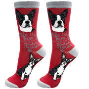 E & S Imports Life is Better With a Boston Terrier Socks