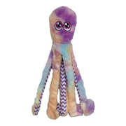 Petlou Octopus Purple Tie Dye Dog Toy 16 in
