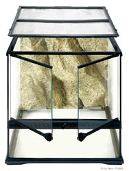 Exo Terra Glass Terrarium Reptile Habitat, 18"x18"x18"