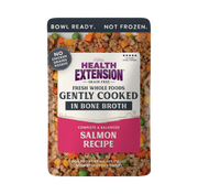 Health Extension Whole Foods Gently Cooked in Bone Broth Grain Free Salmon Recipe Dog Food