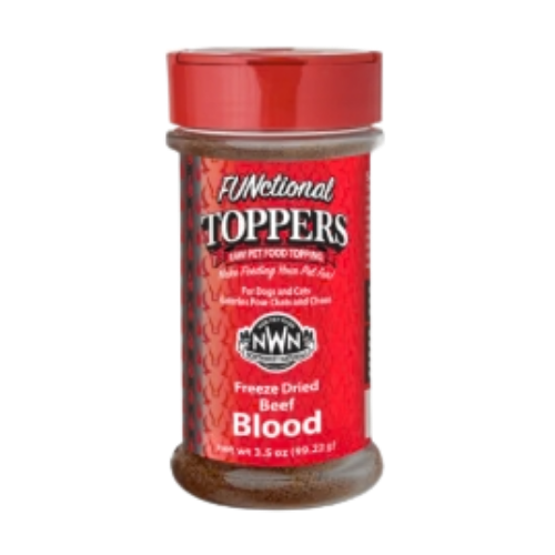 Northwest Naturals Freeze Dried Beef Blood Pet Food Topper 3.5 oz