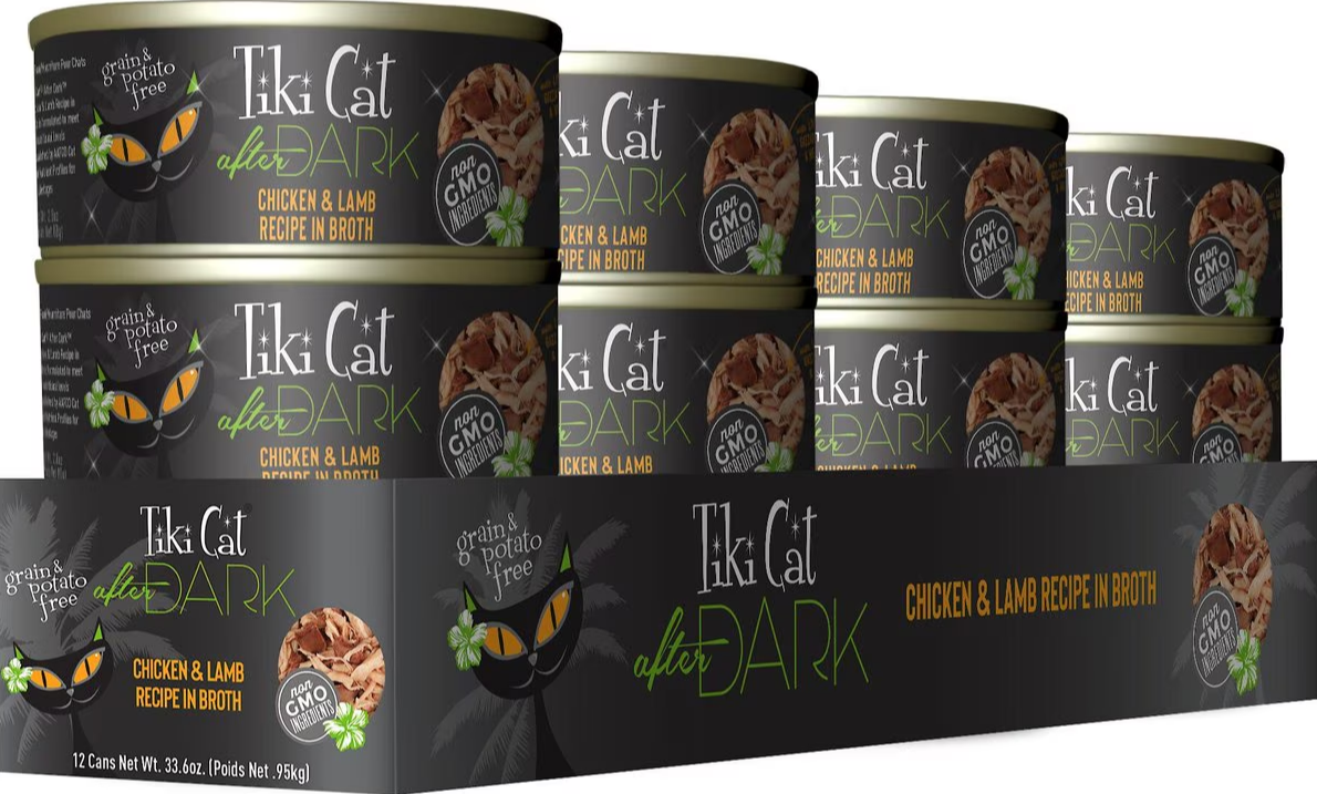 Tiki Cat After Dark Chicken & Lamb in Broth Canned Cat Food