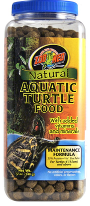 Zoo Med Natural Aquatic Maintenance Formula Turtle Food 12 oz