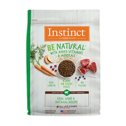 Instinct Be Natural Real Lamb & Oatmeal Recipe Freeze-Dried Raw Coated All Life Stage Dry Dog Food