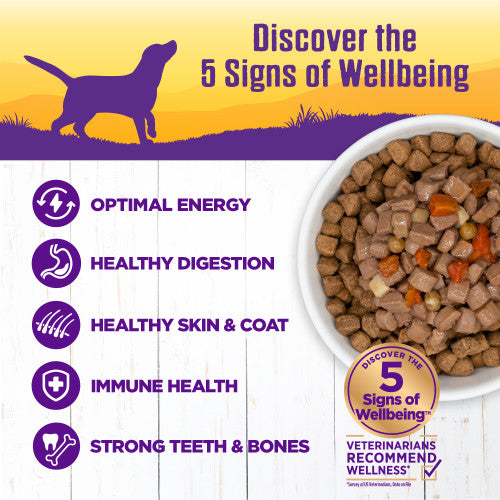 Wellness Beef Stew With Carrots & Potatoes Grain-Free Canned Dog Food