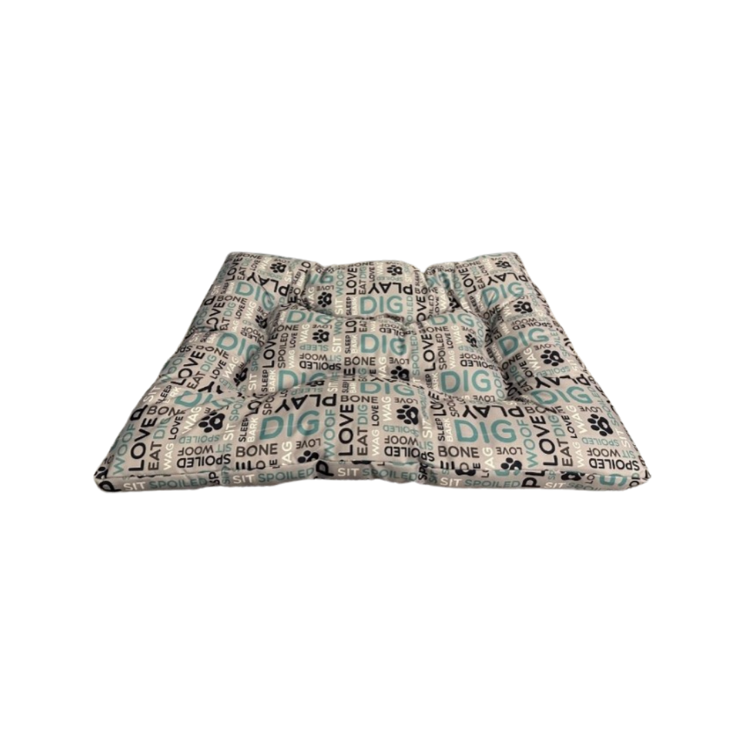 Pet Obsession Word Play Dog Bed 24 in  X 36 in