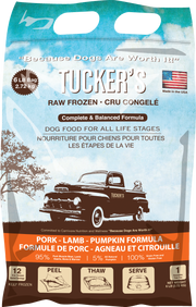 Tucker's Raw Frozen Pork, Lamb & Pumpkin Complete & Balanced Dog Food 6 lb