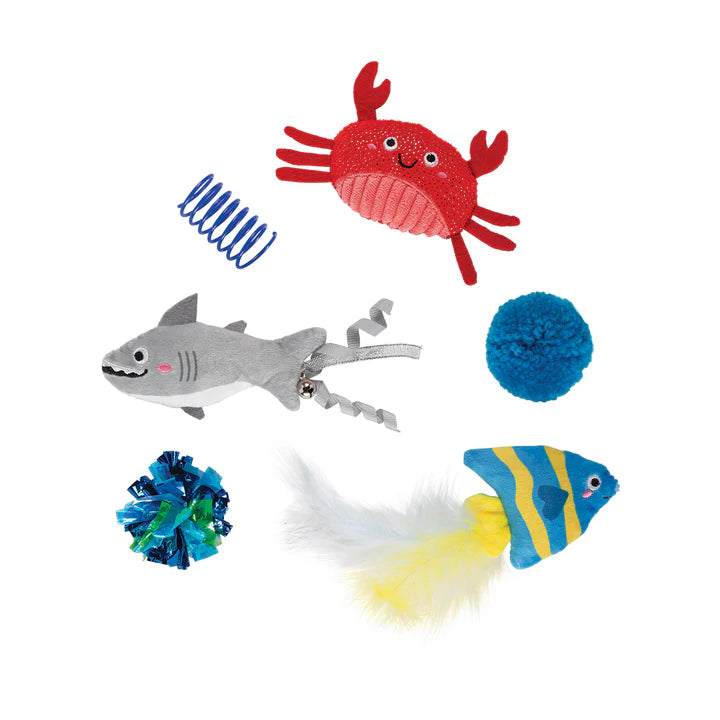 Pet Fringe Studio Summer Water You Waiting For? Cat Toys 6 pk
