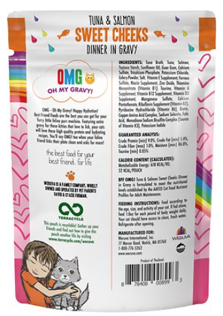Weruva B.F.F. Oh My Gravy Sweet Cheeks Tuna & Salmon Dinner In Gravy Grain-Free Wet Cat Food