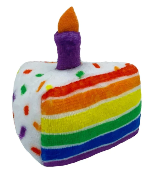 Huxley & Kent Birthday Funfetti Cake Cat Toy