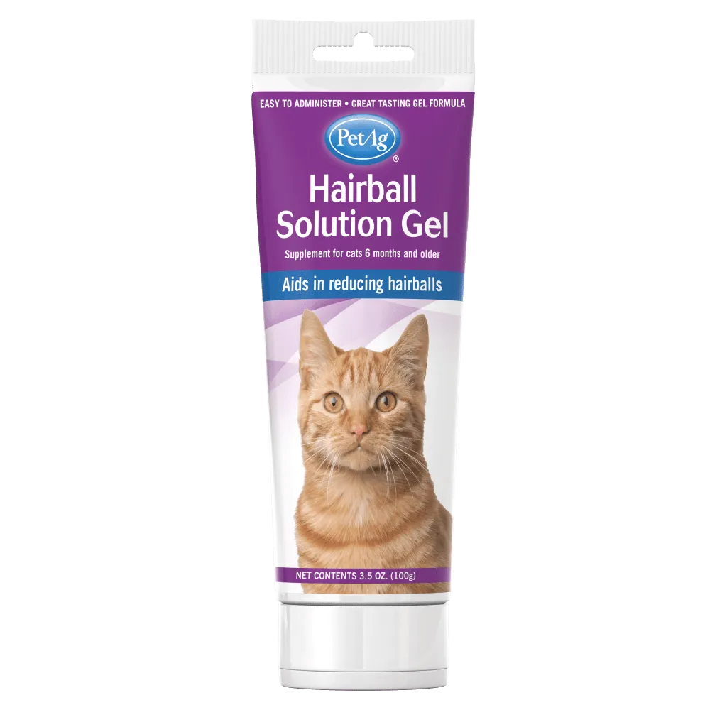 Petag Hairball Solution Gel Supplement for Cats