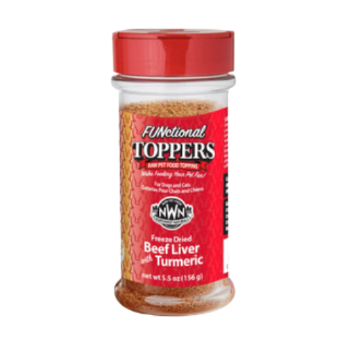 Northwest Naturals FUNctional Freeze-Dried Beef Liver with Tumeric Pet Food Topper 4.5 oz