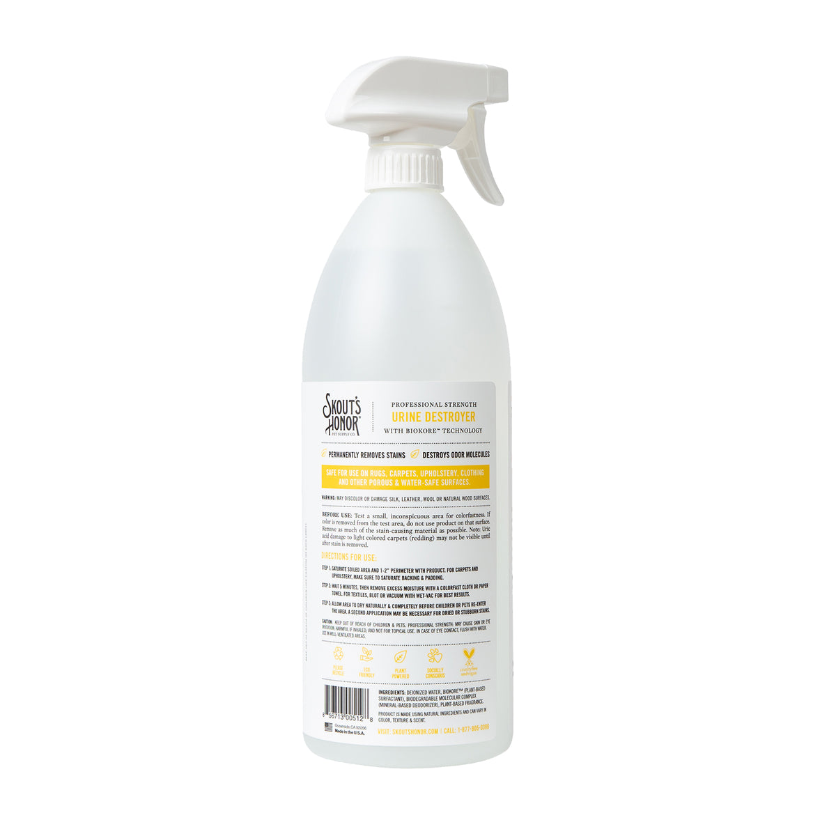 Skout's Honor Professional Strength Dog Urine Destroyer Spray 35 oz