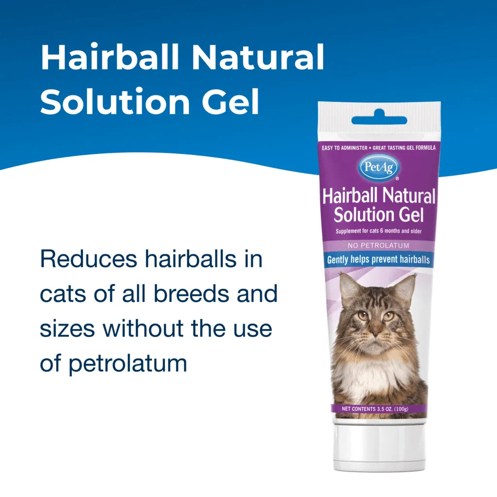 Petag Hairball Natural Solution Gel Supplement for Cats