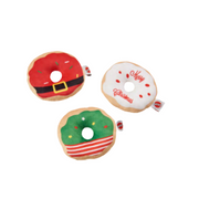 Spot Holiday Glazed Donut with Catnip & Crinkle Cat Toy, Assorted 4 in