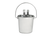 Incredipet Stainless Steel Bucket With Hooks 2 qt