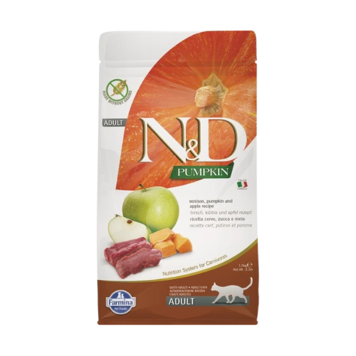 Farmina Pumpkin Venison & Apple Dry Cat Food 3.3 lb