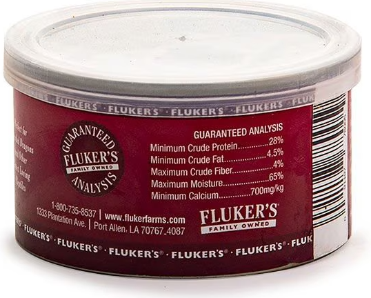 Fluker's Gourmet-Style Dubia Roaches Canned Reptile Food 1.2 oz