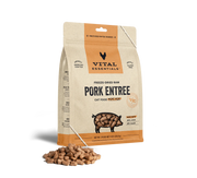 Vital Essentials Freeze-Dried Raw Pork Entrée Mini Nibs Cat Food 8 oz