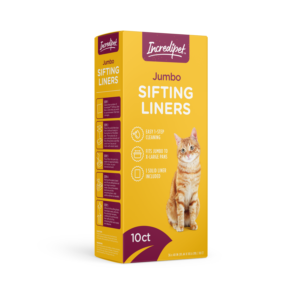 Incredipet Sifting Cat Box Liners Jumbo
