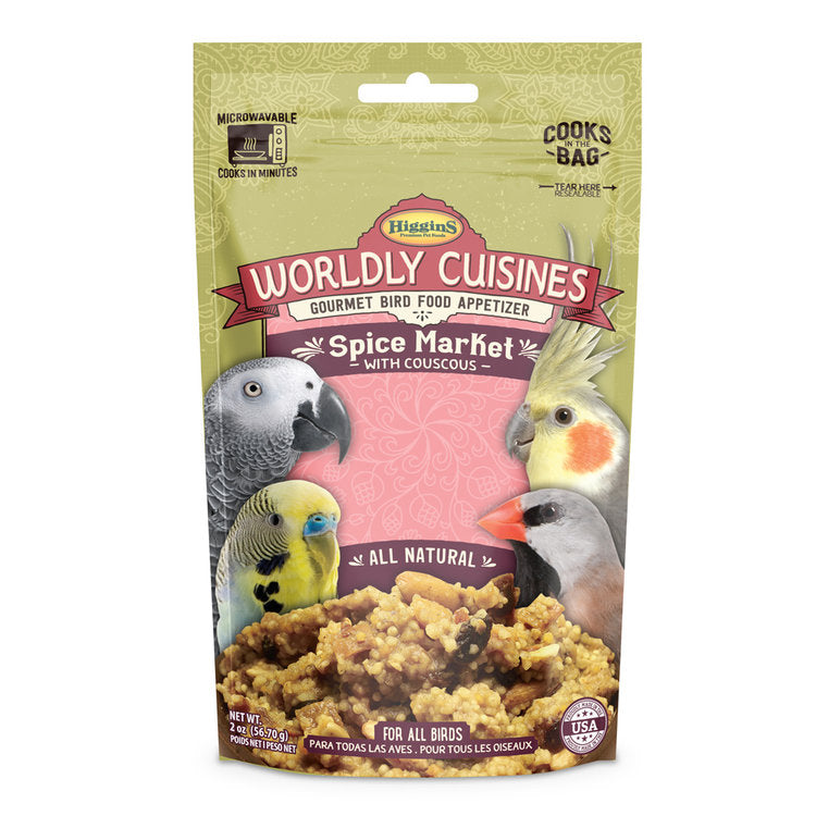 Higgins Worldly Cuisines Gourmet Spice Market Gourmet Bird Food Appetizer 2 oz