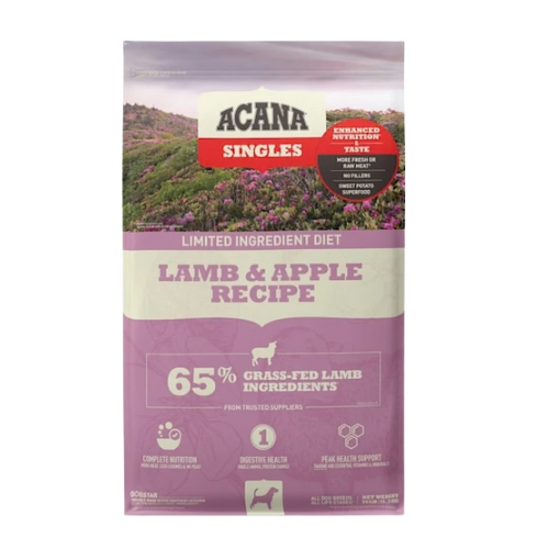 Acana Singles Limited Ingredient Diet Lamb & Apple Recipe Grain-Free Dry Dog Food