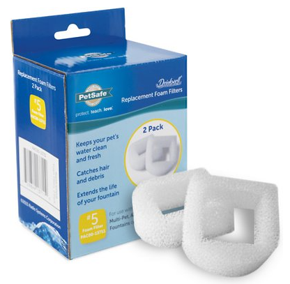 PetSafe Drinkwell PAC00-13711 Foam Replacement Filters 2 pk