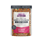 Health Extension Whole Foods Gently Cooked in Bone Broth Grain Free Salmon Recipe Dog Food