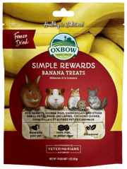 Oxbow Animal Health Simple Rewards Freeze-Dried Banana Treats .5 oz