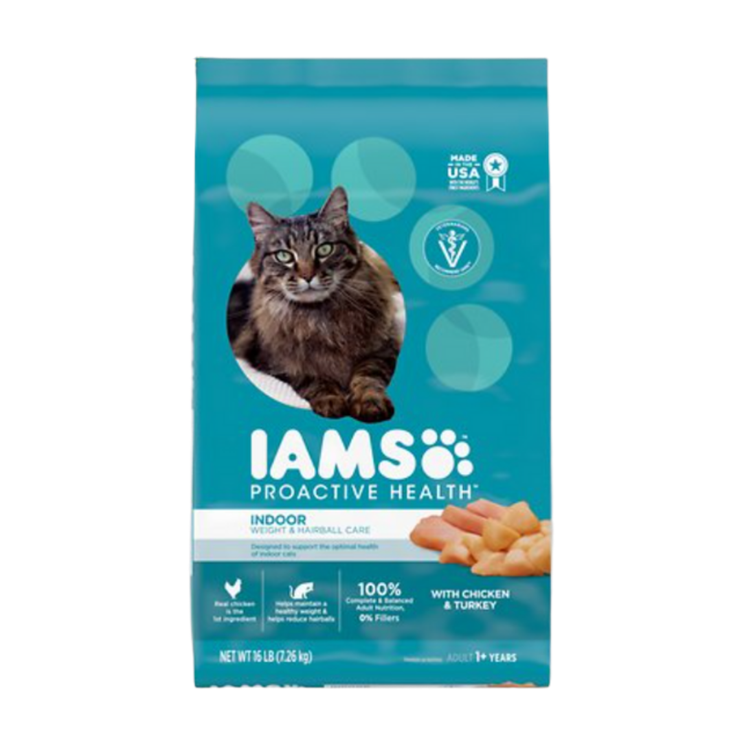 Iams Proactive Health Indoor Weight & Hairball Care Dry Cat Food