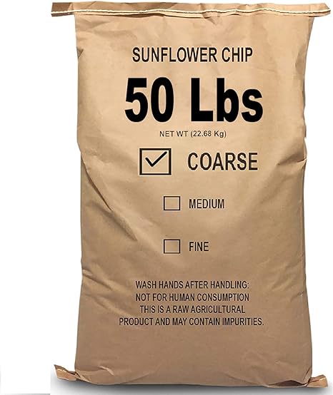 Nature's Window Coarse Sunflower Chips Wild Bird Food 50 lb