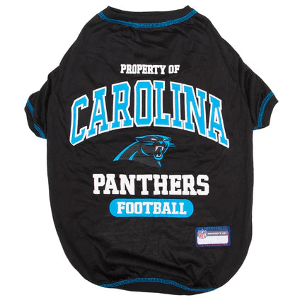 Pets First Carolina Panthers Pet Tee Shirt