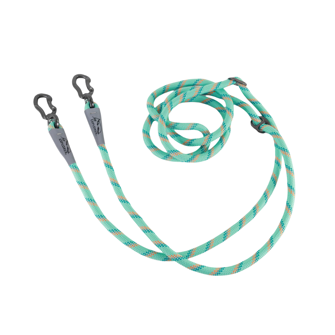 Coastal Pet Products K9 Explorer Trek Multi-Function Rope Leash- Everglades 8 ft