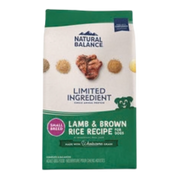 Natural Balance Limited Ingredient Lamb & Brown Rice Small Breed Bites Recipe Dry Dog Food 4 lb