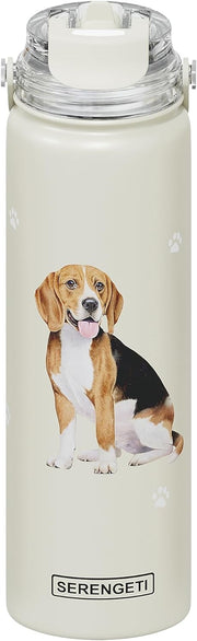E & S Imports Serengeti Beagle Stainless Steel Water Bottle 24 oz