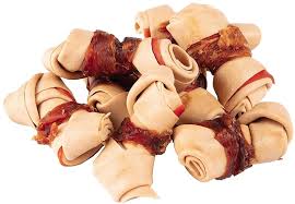 Smartbones Rawhide-Free Chicken/Vegetable With Chicken Wrap Knotted Mini Bones For Dogs 20 ct