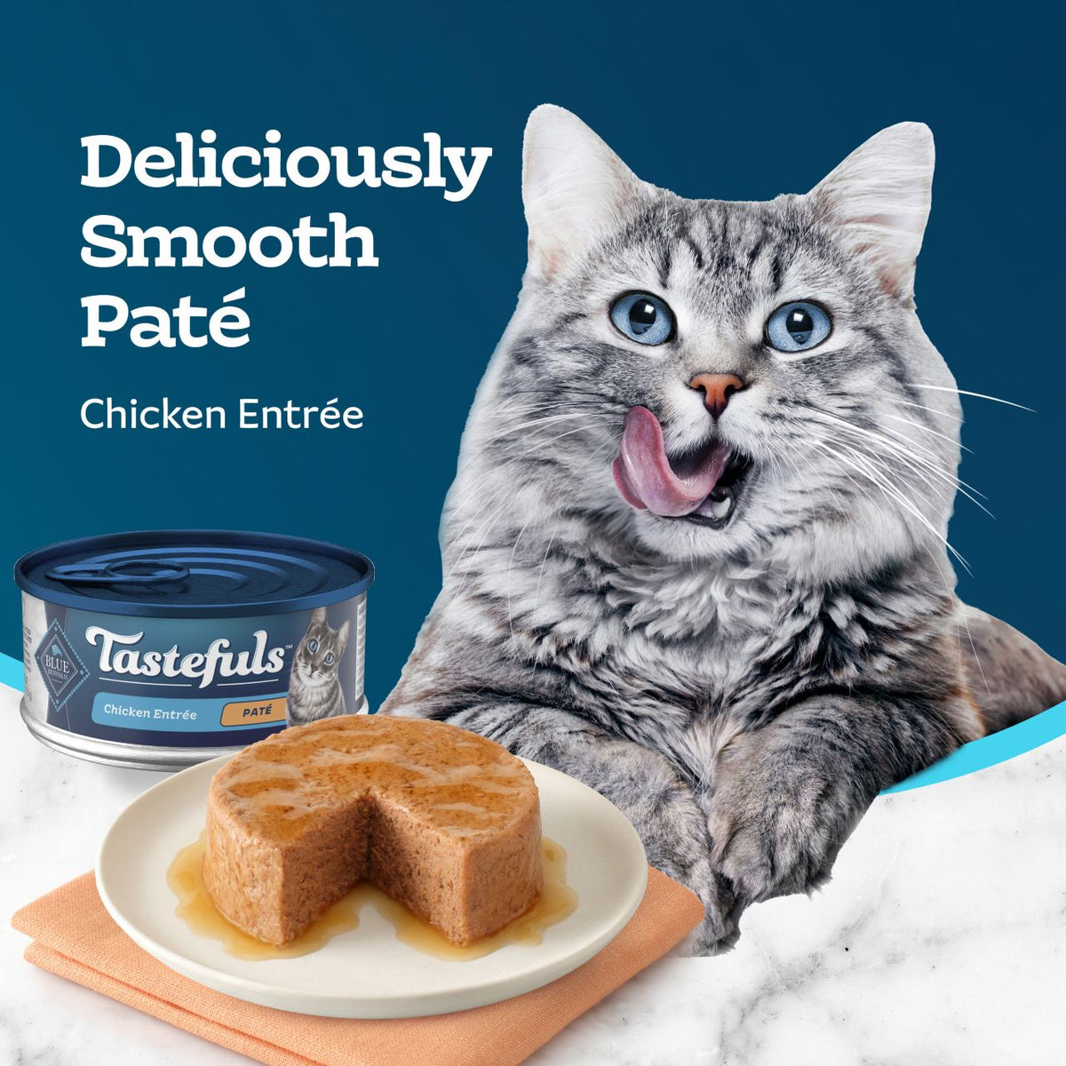 Blue Buffalo Tastefuls Chicken Pate Canned Cat Food