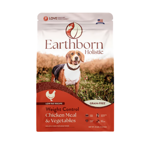 Earthborn Holistic Weight Control Chicken Meal & Vegetables Grain-Free Dry Dog Food