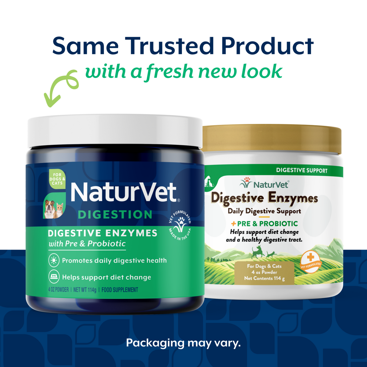 Naturvet Digestive Enzymes Plus Pre & Probiotic Dog & Cat Powder Supplement 4 oz