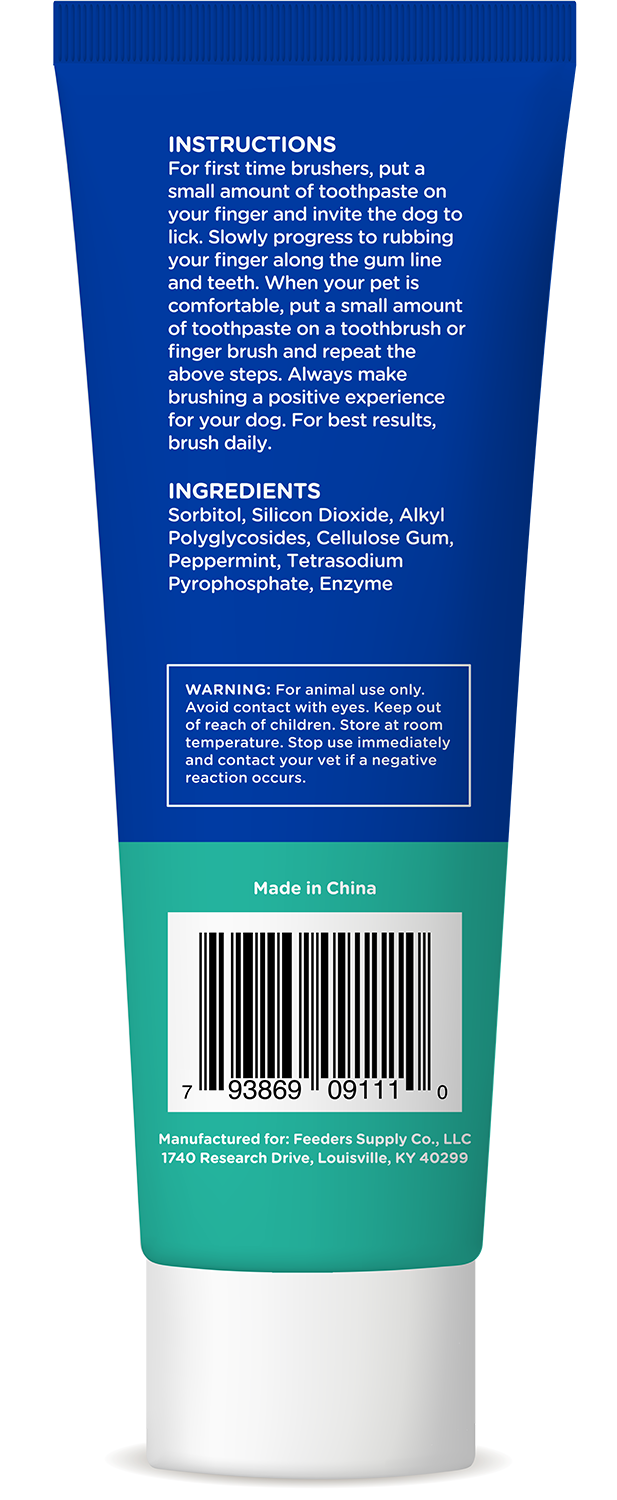 Incredipet Clean Teeth Tartar Control Dog Toothpaste 3.5 oz