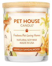Pet House Vanilla Sandalwood Candle 9 oz