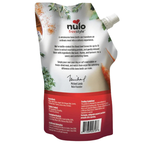 Nulo Freestyle Beef Bone Broth 20 oz