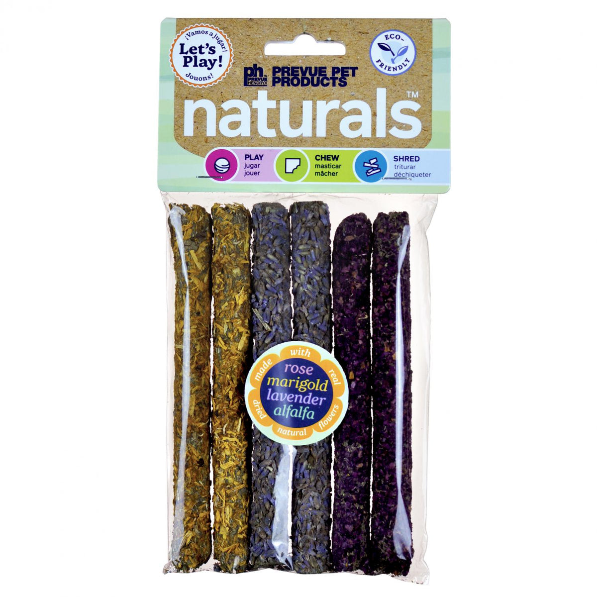 Prevue Natural Flower Chew Sticks Small Animal Treat