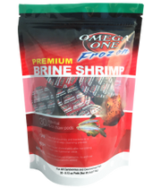 Omega One Frozen Brine Shrimp Pod Pouch 30 Count 4 oz