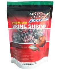 Omega One Frozen Brine Shrimp Pod Pouch 30 Count 4 oz