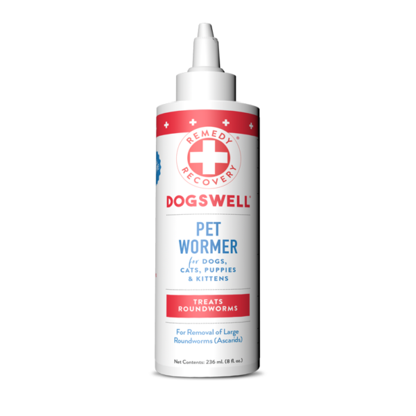 Cardinal Pet Care Remedy+Recovery Pet Wormer for Dogs, Cats, Puppies & Kittens 8 oz