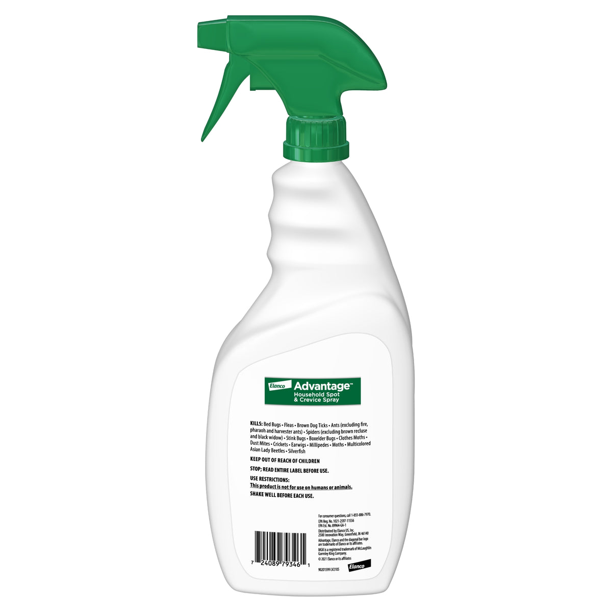 Advantage Flea/Tick/Mites Household Spot & Crevice Spray 24 oz